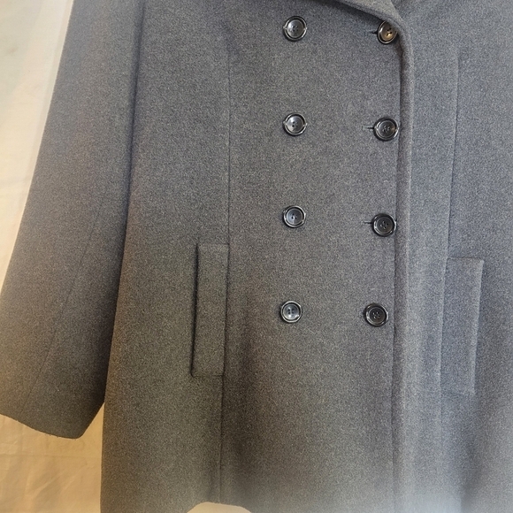 Wool/ Cashmere/Nylon Blend Coat women 16 - Picture 5 of 11